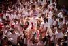 Pamplona's running of the bulls festival starts in Spain amid protest