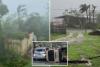 Super typhoon smashes American islands in the Pacific with terrifying winds causing catastrophic damage