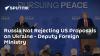 Russia Not Rejecting US Proposals on Ukraine - Deputy Foreign Ministry