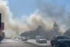 Fire Breaks Out Near Shijak, Smoke Visible Along Durrës “Tirana Highway