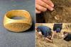 Ancient gold rings found during dig at Thailand archaeological site