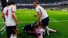 Freak celebration injury! Jordan Henderson rushed to hospital after England win