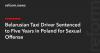 Belarusian Taxi Driver Sentenced to Five Years in Poland for Sexual Offense