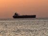 Oil tanker struck near Strait of Hormuz, igniting fire
