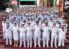 Sea Services Convene on Times Square’s Iconic Red Steps for International Naval Review 250