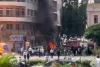 Blasts rock Damascus during French President Macron’s visit to Syria