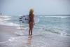Ladies Expose Favorite Bathing Suits With Small Summertime Waves