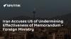 Iran Accuses US of Undermining Effectiveness of Memorandum - Foreign Ministry