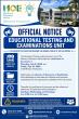 Educational Testing and Examinations Unit: Certification of documents 