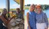 Holly Valance enjoys a drink with Pauline Hanson at Jeremy Clarkson's pub in England after endorsing One Nation leader: 'Nothing like a beer with your mate at the pub on a hot day'