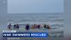 Water rescue in the ocean off Wildwood, New Jersey caught on video