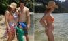 DJ Tigerlily shows off her baby bump in skimpy bikini in Hawaii as she announces she's expecting third child just one year after welcoming son