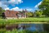 A country house built on the site of an ancient Sussex castle, where the 900-year-old walls are still standing