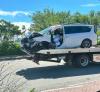 Car crashes inside ferry