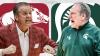 Arkansas, Michigan State to meet in top-15 clash on Thanksgiving Day
