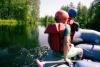 Riding whitewater rapids in northern Finland’s summer wilderness