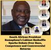 South African President Ramaphosa’s Cabinet Reshuffle Sparks Debate Over Race, Competence and Controversial Returns