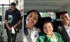 Fugitive husband stood next to his estranged wife at daughter's school sports day just hours before he 'murdered her and their two children at £1.3m home and fled to Zimbabwe'
