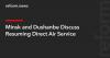 Minsk and Dushanbe Discuss Resuming Direct Air Service