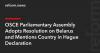 OSCE Parliamentary Assembly Adopts Resolution on Belarus and Mentions Country in Hague Declaration