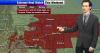 The heat dome approaches Montana, with an isolated chance for showers and storms