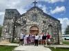 Watterson students help construct carport in Belize