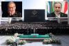 Iranian president, Foreign Minister confronted by opponents of negotiations during Khamenei funeral