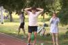 Chicago man walks with balloon between his knees for world record