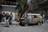 Syria says it arrested IS-linked suspects behind the Damascus bombings during Macron’s visit