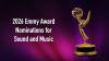 2026 Emmy Award Nominations for Sound and Music Announced