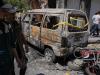 Syria arrests suspects over Damascus blasts during Macron's visit