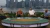 World Cup pundits forced to abandon studio as storm hits during live coverage