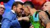 “Best angle in UFC history”: Fans add to Max Holloway’s hilarious reaction as Conor McGregor throws away his sunglasses during UFC 329 face-off