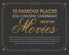 10 Famous places you can stay overnight from the movies