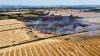 Farmers rush to stop fire spreading close to farmhouse