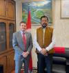 Energy Minister Shrestha Meets US Chargé d'Affaires Scott Urbom