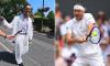 Spencer Matthews left red-faced when he's forced to admit he's never heard of British semi-finalist Arthur Fery when interviewed at Wimbledon as wife Vogue Williams pokes fun at him