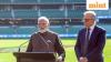 Anti-immigrant protester shouts slogans at PM Modi in Australia
