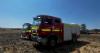 Farmers warned to take extra care as fire rips through field during harvest