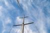 World's largest single-mast sailing yacht drops anchor off Maine with a 291-foot height