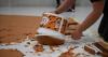 Art museum covers gallery floor in peanut butter to honour late Dutch artist