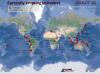 Volcanic activity worldwide 10 Jul 2026: Etna volcano, Santiaguito, Fuego, Krakatau, Merapi, Semeru,...