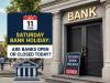 Saturday bank holiday: Are SBI, HDFC Bank, ICICI Bank open or closed today on July 11, 2026?