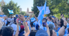 Argentina fans celebrated at Mill Creek Park before Saturday's World Cup match