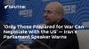 'Only Those Prepared for War Can Negotiate With the US' — Iran's Parliament Speaker Warns