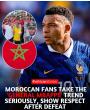 Moroccan fans take the “General Mbappé” trend seriously, show respect sfter defeat