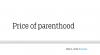 Price of parenthood