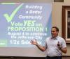 Proposition 1 proponents speak to local business leaders
