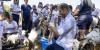 Harry left wincing during 'goat yoga' hours after children reunite with King Charles