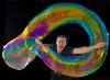 Amazing performance artist mesmerizes with bubbles